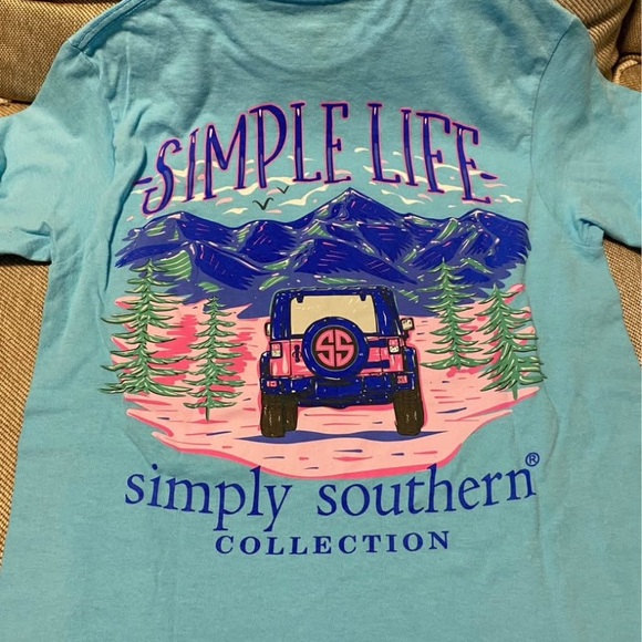 Simply Southern Jeep Mountain T-Shirt - Picture 1 of 4